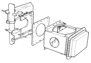 Hand drawn 3D technical Illustration